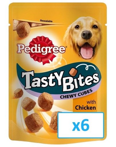 PEDIGREE Tasty Bites Chewy Cubes 6x 130 g
