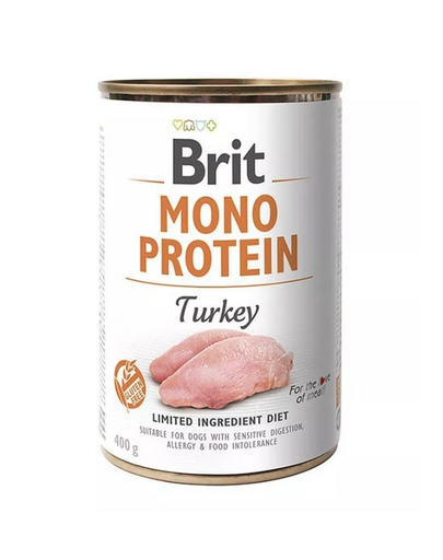 BRIT Mono Protein Turkey 400 g monoprotein pulykatáp