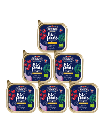 BUTCHER'S BIO foods csirkehús 6 x 150 g kutyapástétom