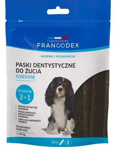 FRANCODEX Rágócsíkok S rossz lehelet ellen 228 g/15 db.