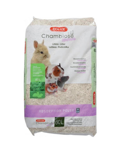 ZOLUX Chambiose Nature alom rágcsálóknak 60 l