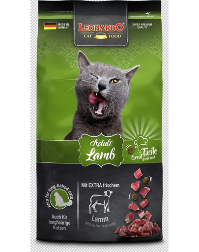 LEONARDO Adult Lamb Rice szárazeledel bárányhússal macskáknak 1.8 kg