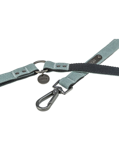 TRIXIE CityStyle smycz bawełna dla psa S–M: 2.00 m/13 mm jasnoszara