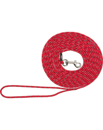 TRIXIE Junior kiképző póráz kiskutyáknak XXS–XS: 8 m/ 4 mm piros