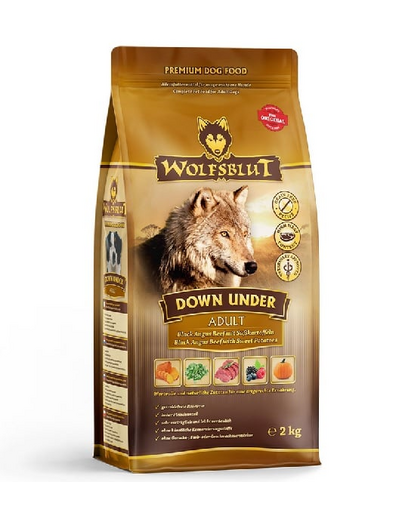WOLFSBLUT Down Under Adult száraz kutyatáp marhahússal és zöldségekkel 12,5 kg