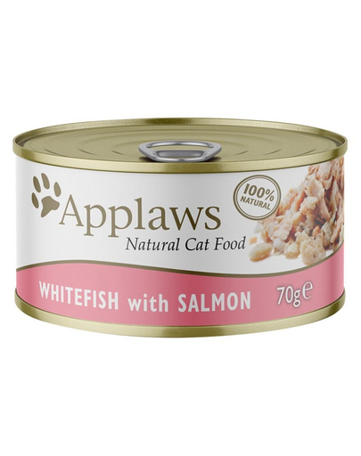 APPLAWS Cat Fehérhal és lazac 70g