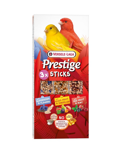 VERSELE-LAGA Prestige Sticks 3 különböző kanári lombik 90g
