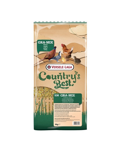 VERSELE-LAGA Country's Best Gra-Mix Ardennes 4kg keverék díszbaromfi számára zúzott kukoricával, napraforgómaggal és borsóval