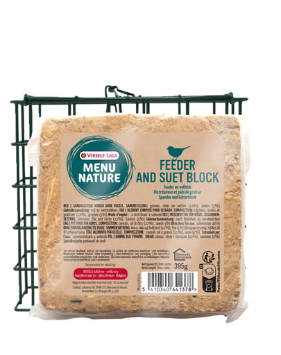 VERSELE-LAGA Menu Nature Zsírtömb magokkal + újrafelhasználható adagoló 395g