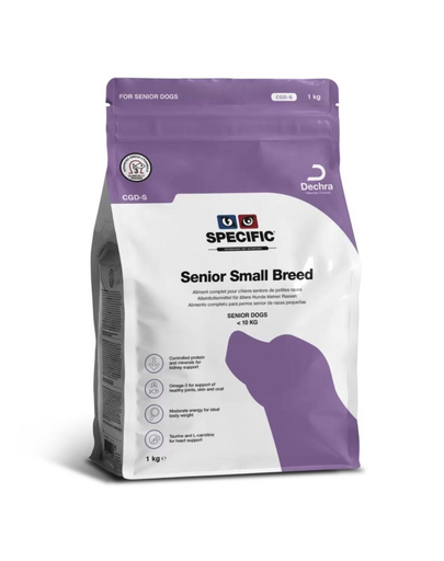 SPECIFIC Dog CGD-S Senior Small Breed 1 kg senior kis fajtájú kutyaeledel