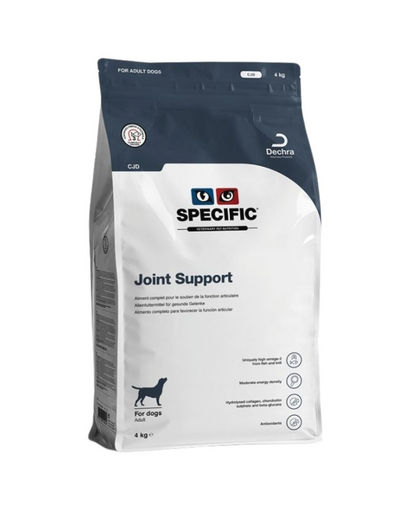 SPECIFIC Dog CJD Joint Support 4 kg kutyatáp az ízületek egészségének támogatására