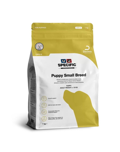 SPECIFIC Dog CPD-S Puppy Small Breed 1 kg kölyökkutyatáp kis fajták számára