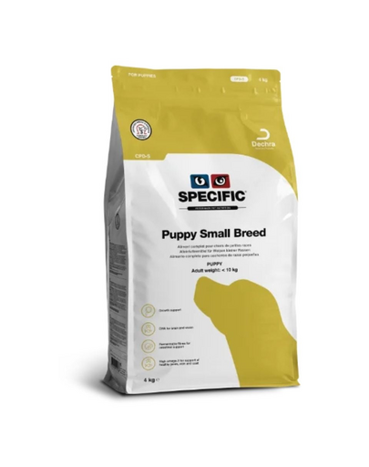 SPECIFIC Dog CPD-S Puppy Small Breed 4 kg kölyökkutyatáp kis fajták számára
