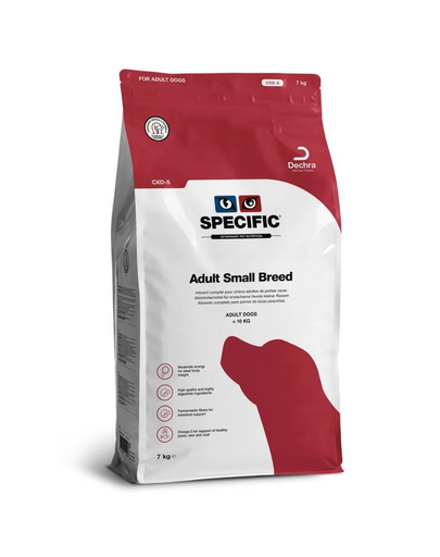 SPECIFIC Dog CXD-S Adult Small Breed 7 kg kis fajtájú kutyaeledel
