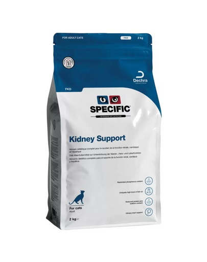 SPECIFIC Cat FKD Kidney Support 2 kg táplálék szív-, vese- vagy májelégtelenségben szenvedő macskák számára