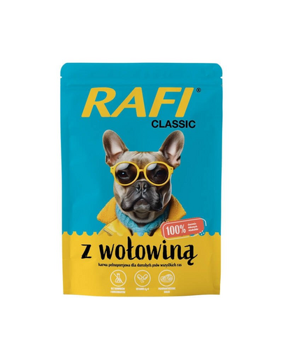 RAFI Classic nedves eledel marhahússal kutyáknak 400g