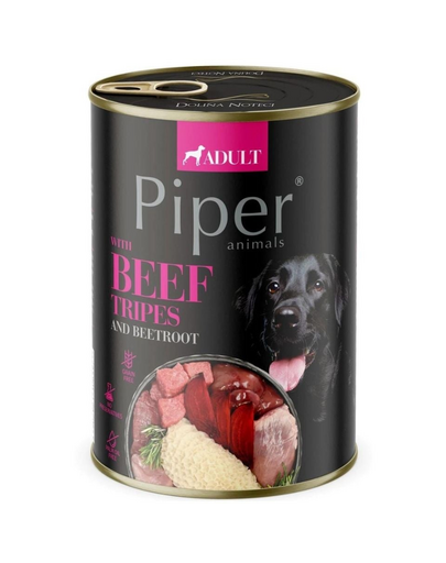 DOLINA NOTECI PIPER Nedvestáp marhahús gyomorral és céklával kutyáknak 400g