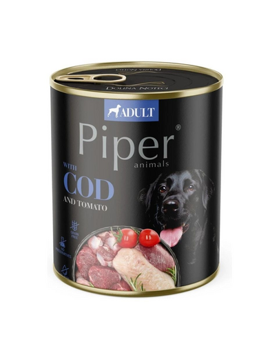 PIPER Nedvestáp tőkehallal és paradicsommal kutyáknak 800 g