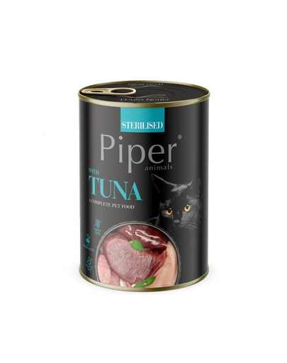 DOLINA NOTECI PIPER Sterilised Tonhalas nedves macskaeledel 400g