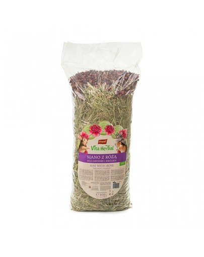 VITAPOL Vita Herbal Rózsaszirmos széna 800g