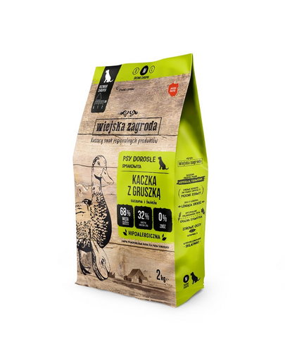 WIEJSKA ZAGRODA Kaczka z gruszką chrupki M 2 kg