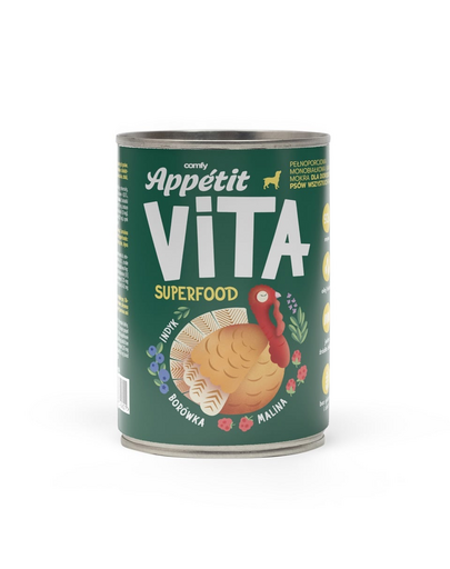COMFY APPETIT VITA Superfood pulyka monoprotein kutyatáp 400g