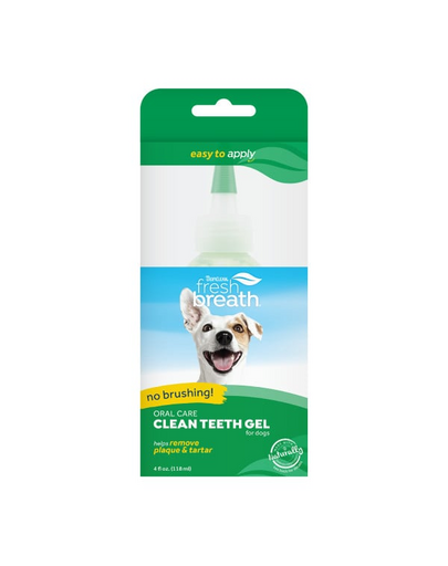 TROPICLEAN Fresh Breath Clean Teeth Oral Care Gel Dog 118ml Szájhigiéniai gél kutyáknak