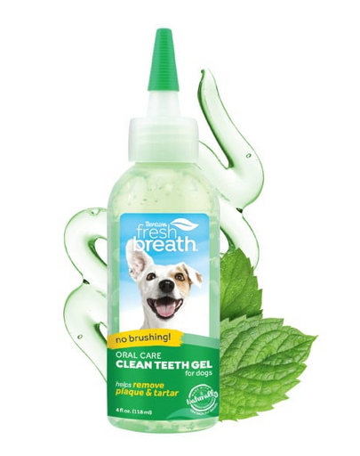 TROPICLEAN Fresh Breath Clean Teeth Oral Care Gel Dog 118ml Szájhigiéniai gél kutyáknak