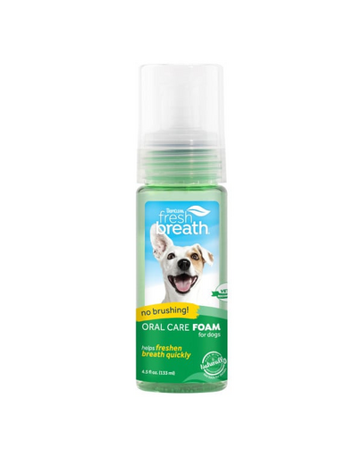 TROPICLEAN Fresh Breath Mint Oral Care Foam Dog 133ml szájhigiéniai hab kutyáknak