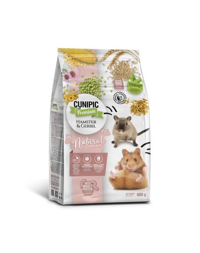 CUNIPIC Premium Hamster Gerbil 600g hörcsög és futóegér eledel