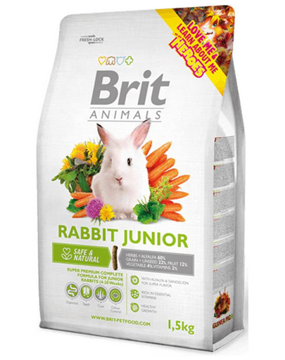 BRIT ANIMALS Rabbit Junior Complete 1,5kg
