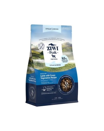 ZIWIPEAK Dog Steam & Dried szárított kutyaeledel bárányhússal 800 g