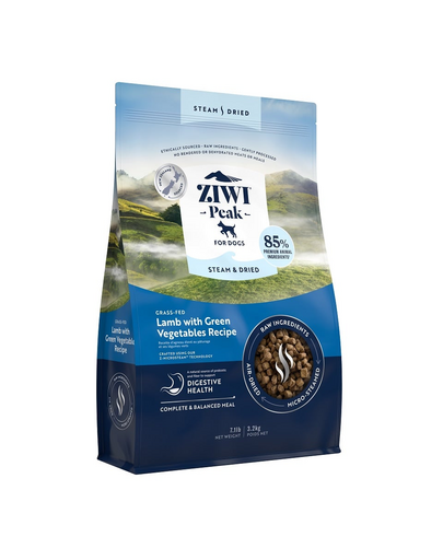 ZIWIPEAK Dog Steam & Dried szárított kutyaeledel bárányhússal 3,2 kg