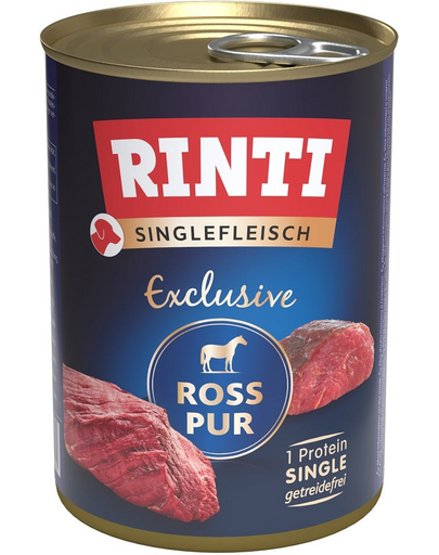 RINTI Singlefleisch Exclusive Horse Pure monoprotein lóhús 400 g