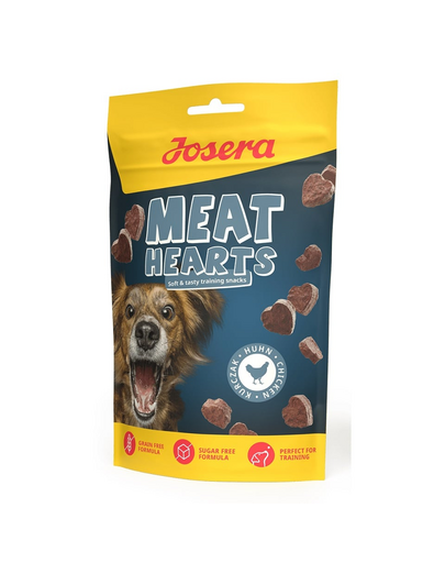 JOSERA Meat Hearts Chicken csirkés edzőcsemege 70g