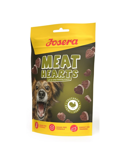 JOSERA Meat Hearts Turkey tréning csemege pulykával 70g