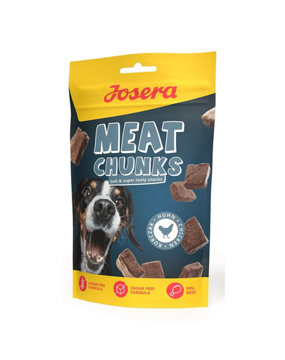 JOSERA Meat Chunks Chicken szárított csirkehúsos finomságok 70g