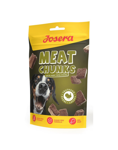 JOSERA Meat Chunks Turkey szárított pulykahúsos finomságok 70g