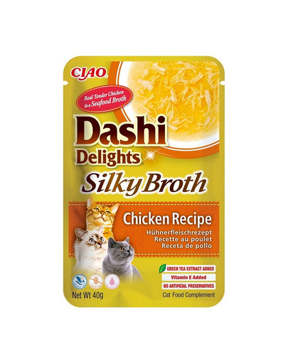 INABA Cat Dashi Delights selymes húsleves Csirke 40g