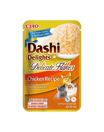 INABA Cat Dashi Delights Delicate Flakes Csirke 40g