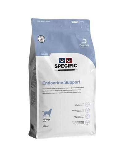 SPECIFIC Dog CED-DM Endocrine Support 12 kg diabetikus kutyaeledel