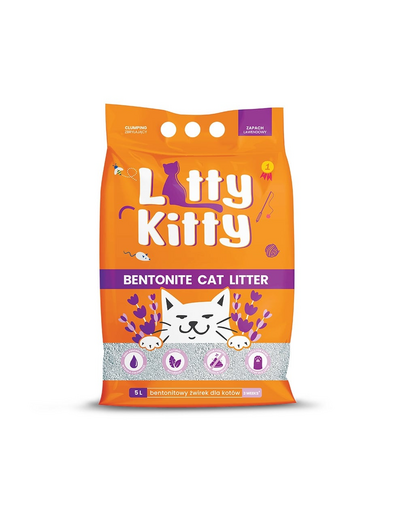 LITTY KITTY Bentonit alom levendula 5 l (4 kg)