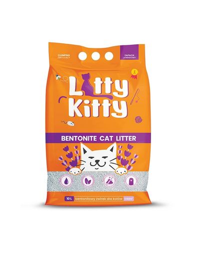 LITTY KITTY Bentonit alom levendula 10 l (8 kg)