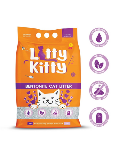 LITTY KITTY Bentonit alom levendula 10 l (8 kg)