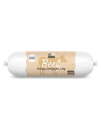 PAKA ZWIERZAKA PEPE Meat Snack Marhahúskolbász kutyáknak 200g