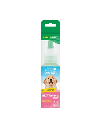 TROPICLEAN Fresh Breath Clean Teeth Oral Care Gel Puppy 59ml Szájhigiéniai gél kölyökkutyáknak