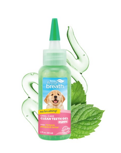 TROPICLEAN Fresh Breath Clean Teeth Oral Care Gel Puppy 59ml Szájhigiéniai gél kölyökkutyáknak