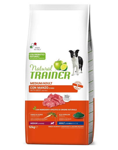 TRAINER Natural Medium Adult marhahússal 12kg