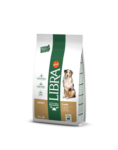 LIBRA Dog Adult Lamb kutyaeledel bárányhússal 12kg