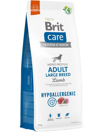 BRIT Care Hypoallergenic Adult Large Breed szárazeledel bárányhússal 12 kg